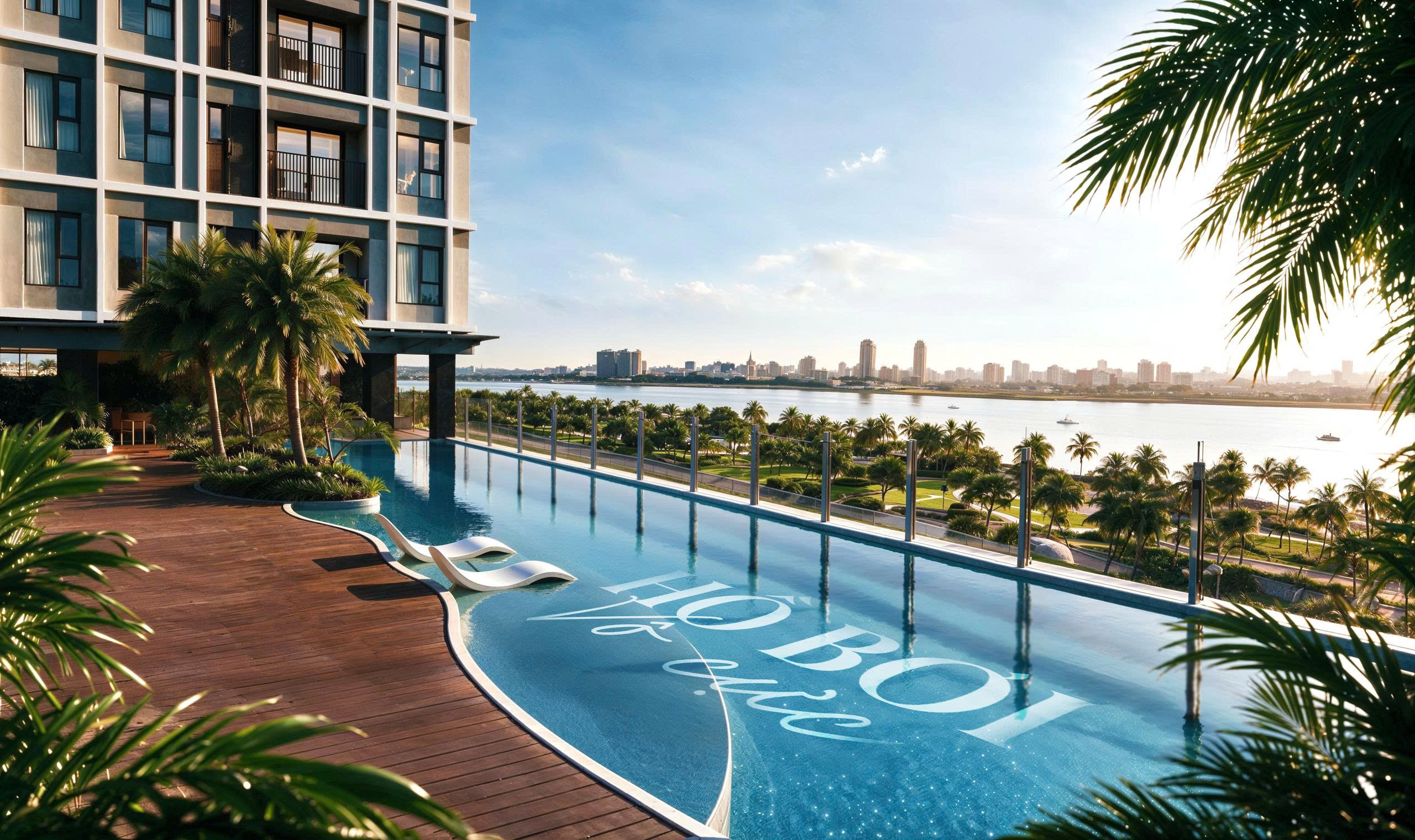 hồ bơi dự án serena riverside